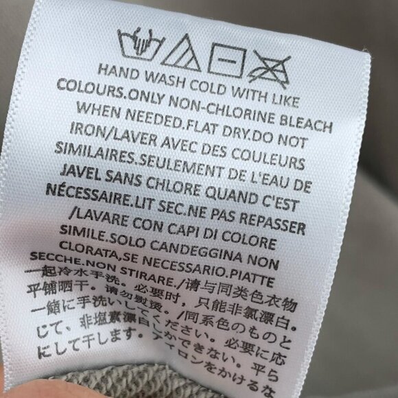 Fear of God Essentials Short Sleeves Taupe Greige Cotton Sweatshirt Size L - Picture 8 of 9